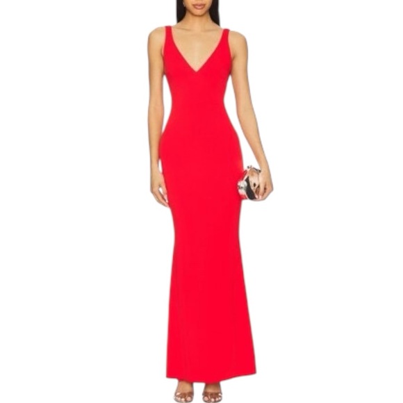 Katie May Dresses & Skirts - NWOT KATIE MAY Tina Gown in Cherry SZ M